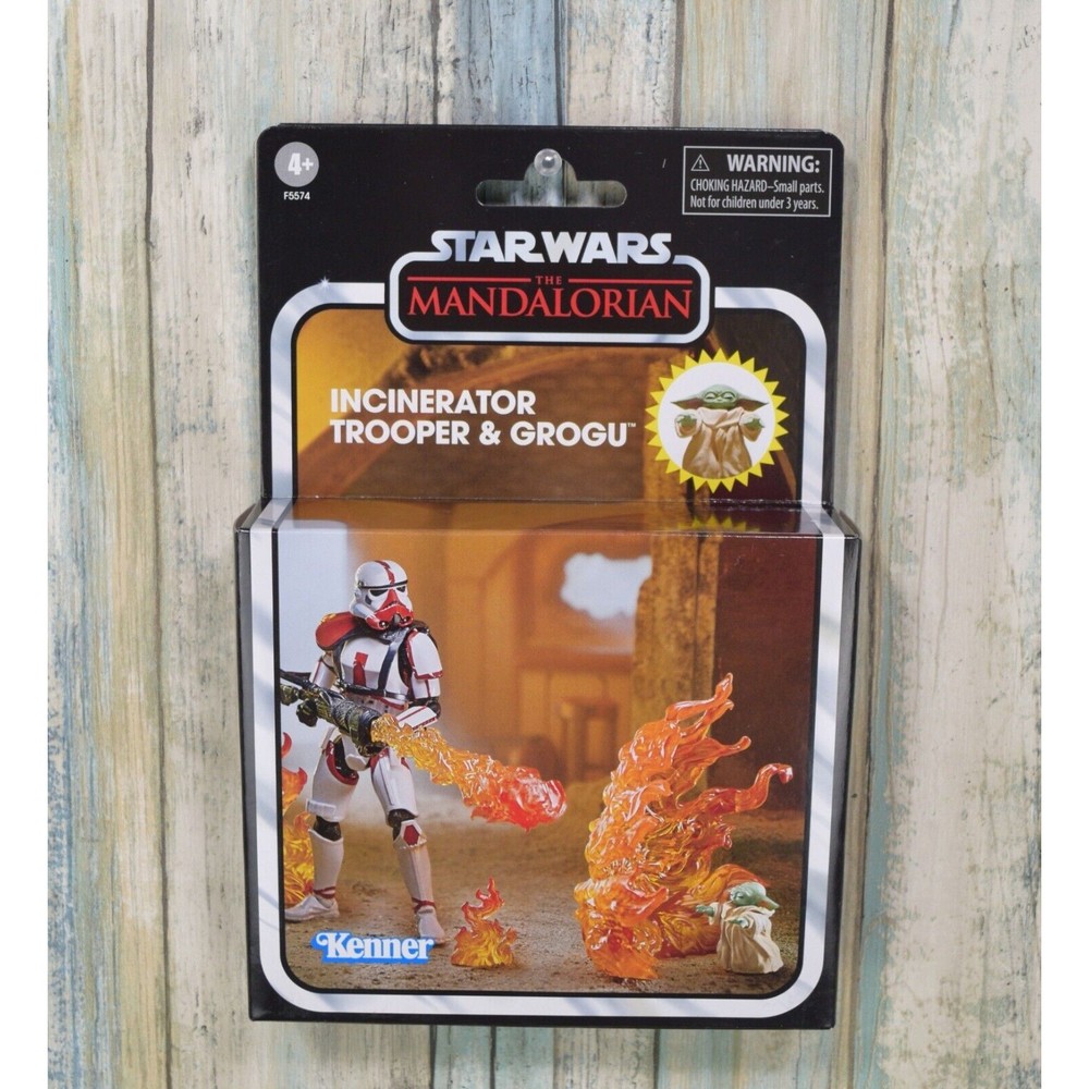 Hasbro Star Wars Incinerator Trooper and Grogu 3.75 in Action Figure